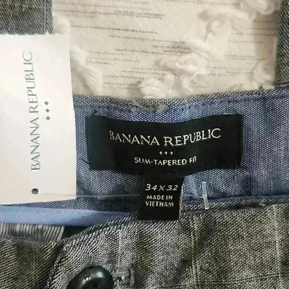 Banana Republic Plaid Grayson Slim-Tapered Fit Pant - Picture 10 of 10